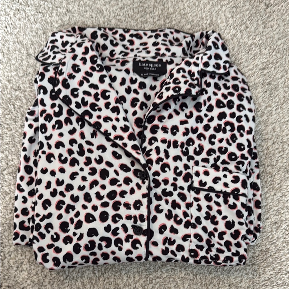Kate Spade Leopard Print Pajama Set